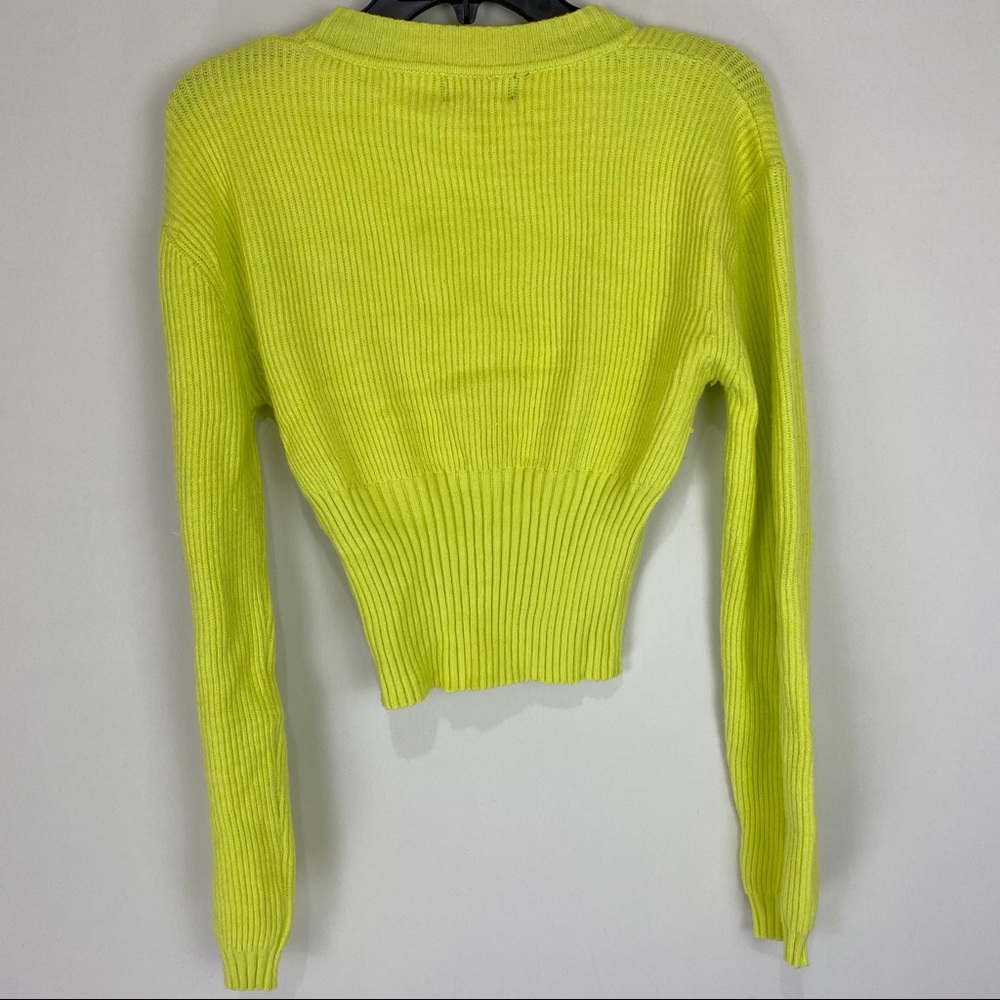 4SI3NNA Ribbed Crop Crewneck Sweater - Picture 7 of 9